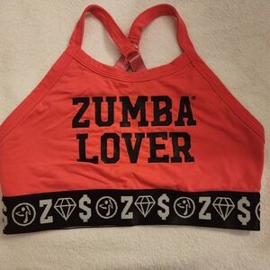 Zumba Lover Orange Sports Bra